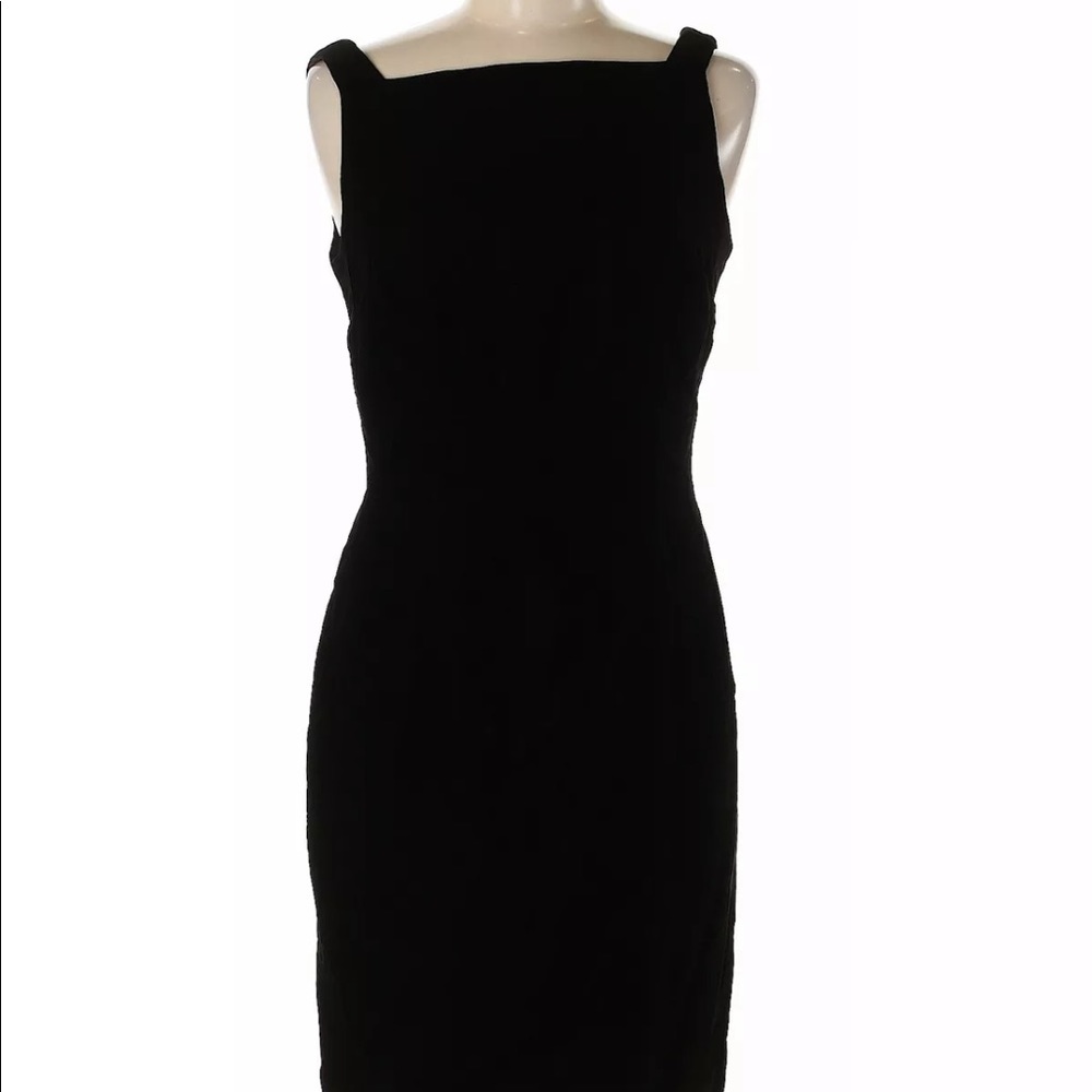 Beautiful velvety little black dress